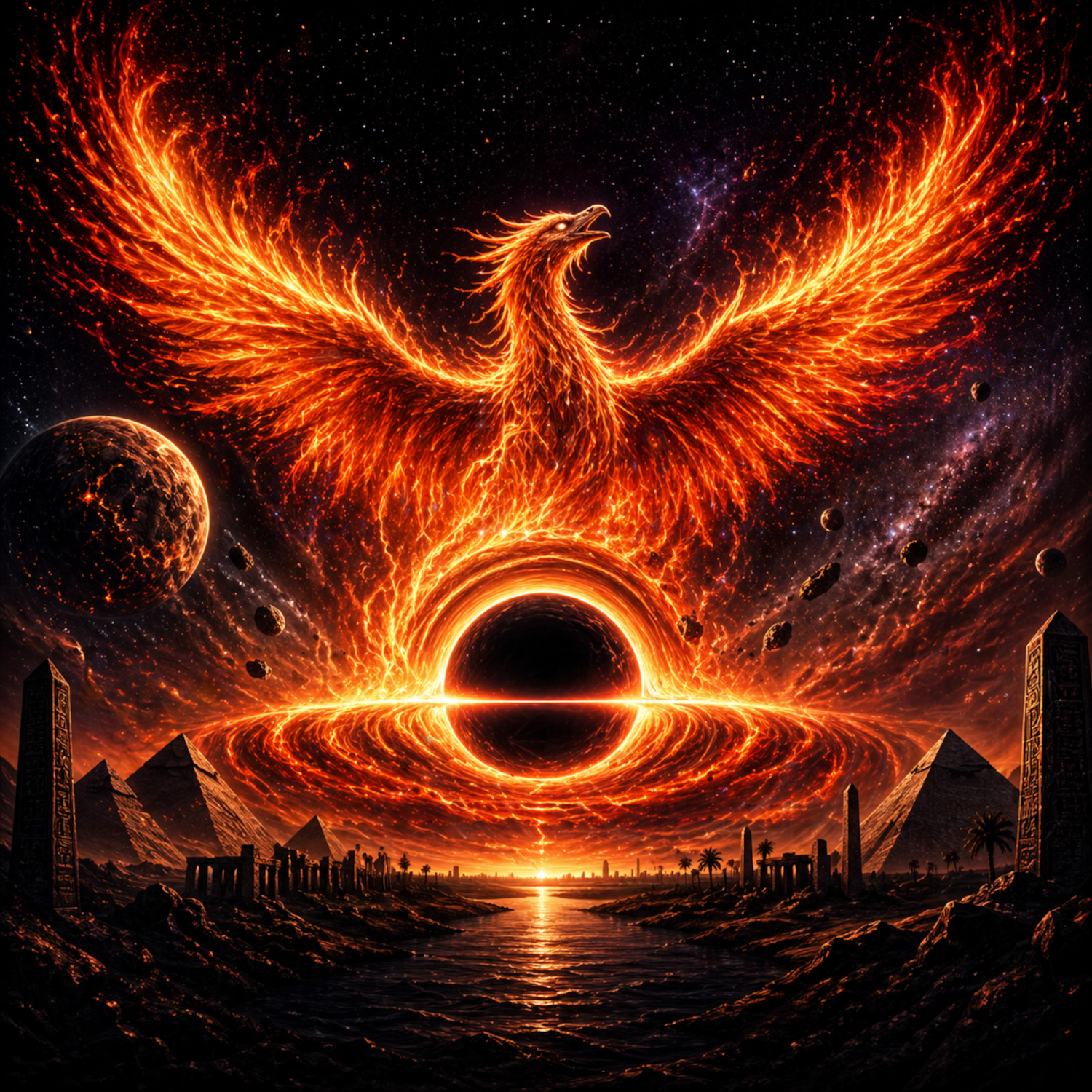 Event Horizon of the Phoenix recovered visual